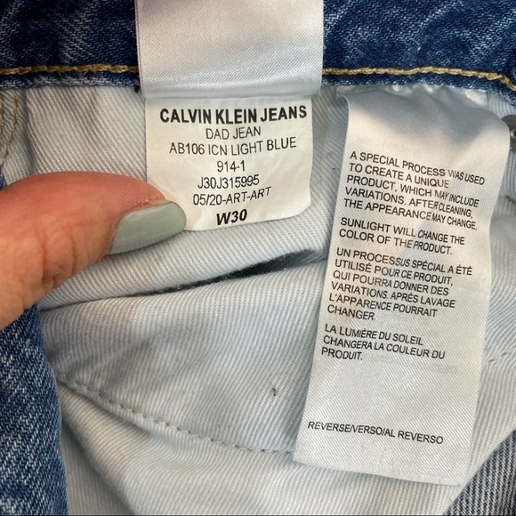 Calvin Klein High Rise Dad Jeans - Picture 6 of 11